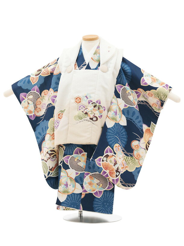 ■七五三レンタル一覧はこちらからどうぞ※商品の色については画面を表示するモニターによって実際と多少異なる場合がございます。ご了承下さいませ。 商品詳細 ［七五三レンタル］ ■素材:化繊 ■身丈:76cm 肩裄:42cm 袖丈:60cm※標準サイズに調整済みです。※簡単なサイズ調整(腰紐にて)が必要な場合があります。※総柄のため柄の出方が写真と少し異なる場合がございます。※小物は着物に合わせてコーディネートさせていただきます。箱タイプでの配送となります。 身長 90〜100cm前後 サイズ等について詳しくは 《京都かしいしょう》まで メールにてお問い合わせ下さい。 【送料無料（北海道・沖縄・一部離島を除く）】七五三レンタル料金最安値に挑戦！ ※システム上、カレンダーが「×」でもご注文は可能ですが、ご予約をお取りすることが出来ません。 ご利用日が「○」の商品からご注文下さい。 尚、ご予約の確定は「【京都かしいしょう】ご注文内容のご案内」メールにてお知らせいたします。