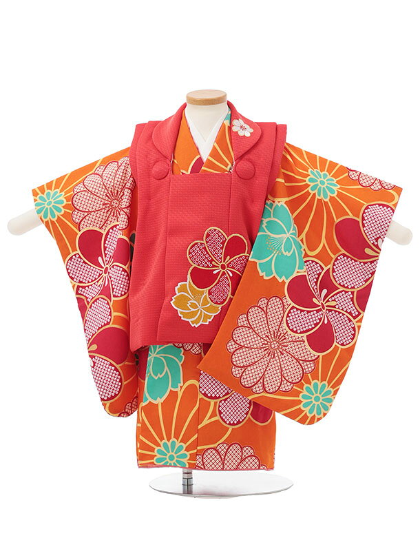 着物七五三レンタルS263花わらべ...
