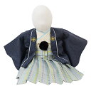 【ベビー着物 レンタル 着物 1歳】レンタル ベビー着物 1歳 セット|貸衣装|ベビー着物 レンタル0057 濃グレーオフ白羽織袴セット/一体型 1歳男の子|☆...
