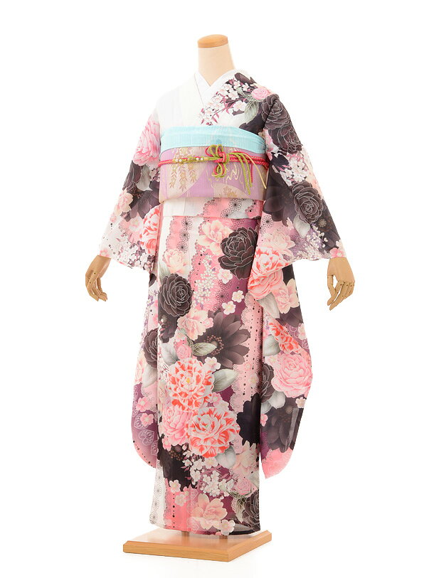 結婚式、夏の成人式、結納など（7月・8月）にご利用OKです。 ■17点フルセット振袖レンタル（2月〜12月）一覧は こちらからどうぞ ■成人式振袖レンタル（1月）ご利用の場合はこちらからどうぞ【絽振袖905 白地バラ】 こちらのお着物は絽（夏用）になります。 7月、8月にご利用ください。 ※商品の色については画面を表示するモニターによって実際と多少異なる場合がございます。ご了承下さいませ。 商品詳細 ［振袖レンタル］ ■表地：合成繊維（絽-夏用） ■身丈：166／肩裄：68／袖丈：107／前幅：25／後幅：30 寸法の見方はこちらを参照して下さい。 標準サイズ 身長・・・155cm〜165cm位 洋服サイズ・・・13号位まで 振袖サイズなどについて詳しくは 《京都かしいしょう》まで メールにてお問い合わせ下さい。 【送料無料（北海道・沖縄・離島を除く）】振袖レンタル料金最安値に挑戦！ ▶ 振袖TOPページへ