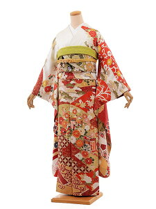 【レンタル】振袖レンタル 618古典赤×白 振袖レンタル 結婚式 振袖レンタル 卒業式 振袖レンタル 振袖レンタル セットfy16REN07キャンペーン