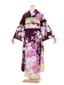 〔振袖〕〔貸衣装〕振袖レンタル406紫地花ざかり〔結婚式〕〔卒業式〕〔フルセット〕〔ふりそで フリソデ〕〔往復送料無料〕〔新品足袋プレゼント〕〔振そで レンタル〕〔女性和服〕〔振り袖〕〔ふり袖〕〔ふりそで〕〔振そで レンタル〕〔れんたる〕〔rental〕通販