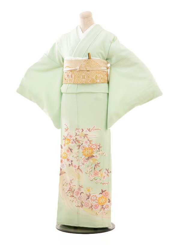 レンタル 五つ紋 色留袖 正絹 おす