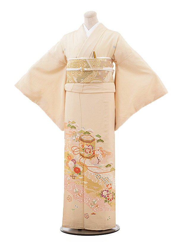 レンタル 五つ紋 色留袖 正絹 おす