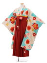 卒業式袴セット 小学生 ジュニア袴 レンタル 小学生 小学生女卒業袴Z059ちはやふる×JAPANSTYLE ターコイズ梅×エンジ袴レンタル 卒業式 袴セット 卒業袴 小学校の卒業式 十三参り 女児 12歳 12才 ジュニア 新品足袋プレゼント 往復送料無料【レンタル】
