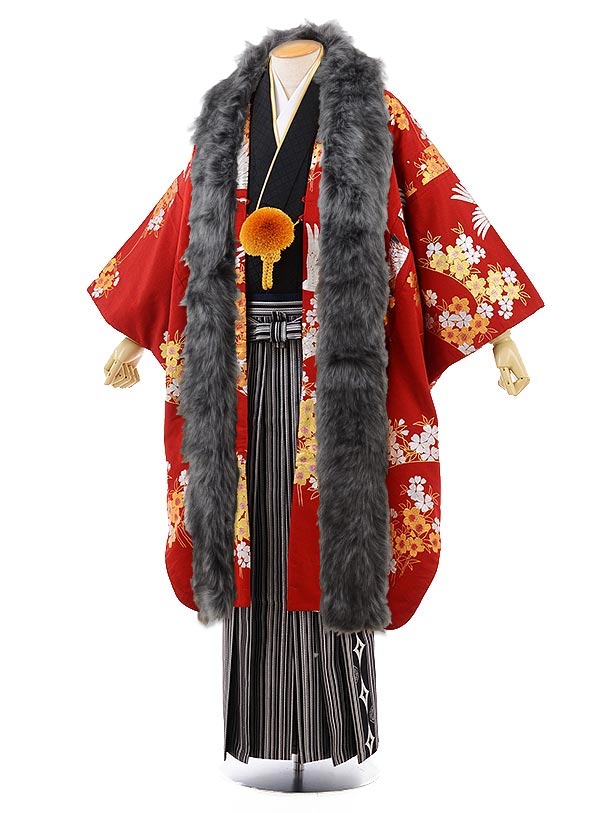 成人式 袴 レンタル 派手 紋付き袴 男袴 1af0102 袴レンタル男 (171cm〜175cm)成人式 卒業式 メンズ袴 フルセット 往復送料無料 羽織袴レ...