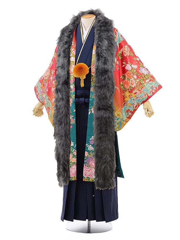 成人式 袴 レンタル 派手 紋付き袴 男袴 1af0103 袴レンタル男 (166cm〜170cm)成人式 卒業式 メンズ袴 フルセット 往復送料無料 羽織袴レ...