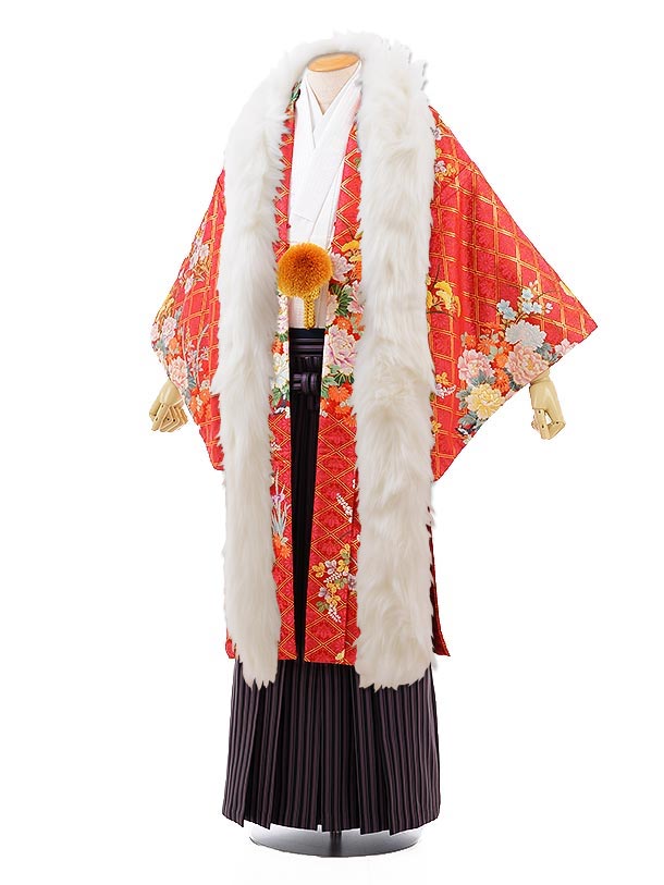 成人式 袴 レンタル 派手 紋付き袴 男袴 1af0106 袴レンタル男 (171cm〜175cm)成人式 卒業式 メンズ袴 フルセット 往復送料無料 羽織袴レ...