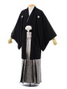 成人式 レンタル 紋付き袴 男袴 成人式レンタル 卒業式 男性用袴 men0095 黒 紋付×白黒ぼかし菱 L 紋服 メンズ袴 フルセット 往復送料無料 羽織袴...