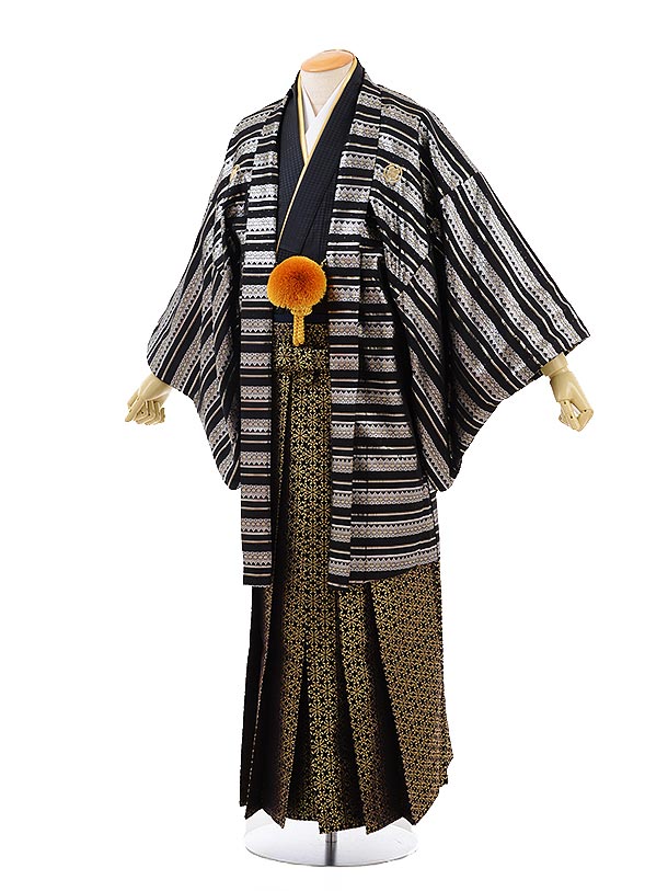 成人式 袴 レンタル 派手 紋付き袴 男袴 袴レンタル男 (176cm〜180cm)成人式 卒業式 メンズ袴 フルセット 往復送料無料 羽織袴レンタル 着物レン...