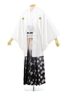 【レンタル】(男性袴 レンタル)〔レンタル 紋付き袴 〔成人式 レンタル 男性用袴レンタル1AF0190 白 紋付x白黒亀甲袴(M)/165-170〔成人式 袴 レンタル 男 〔結婚式 〔メンズ袴 〔新郎袴 〔成人式 〔フルセット 【往復送料無料】ネット予約