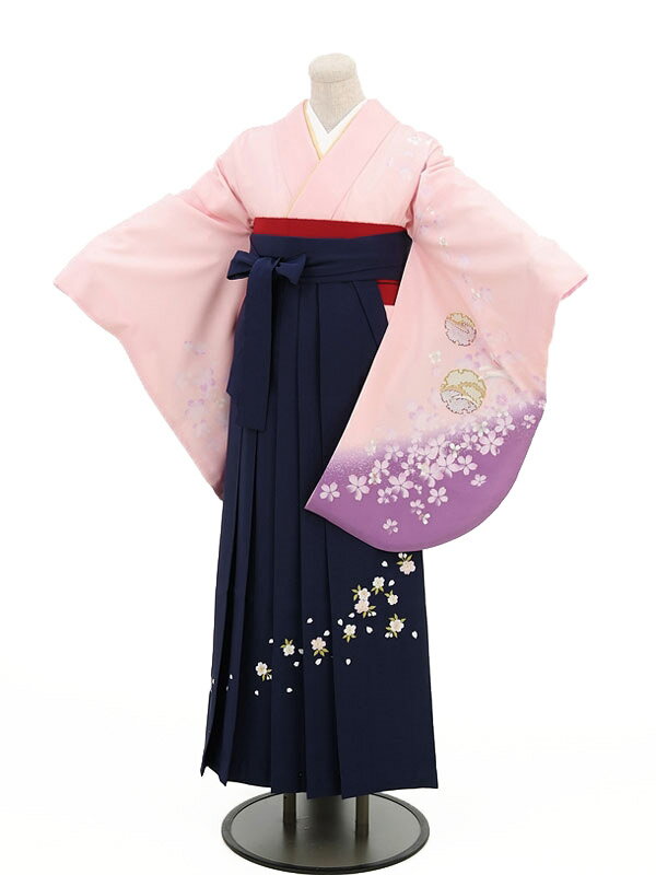 卒業式 袴 レンタル 女 レトロ モダン 女性 女袴レンタルh048ピンク雪輪 卒業式袴セット 着物 レンタル 二尺袖 着物 袴 フルセット 女性 レディース 大人 大学生 専門学生 卒業式 謝恩会 新品足袋プレゼント 往復送料無料【レンタル】(10P03Dec16)