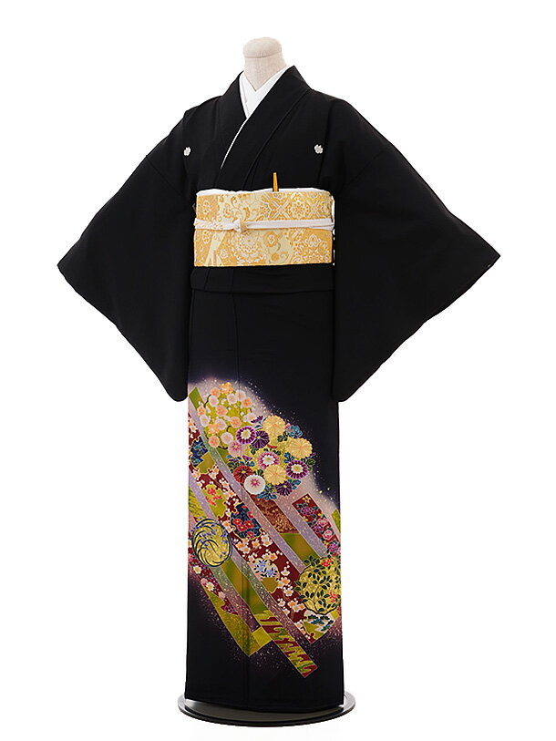 黒留袖 レンタル おすすめ 正絹 4470 