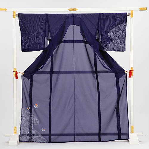 夏 サマー 訪問着 絽 レンタル t0051 紫地 波と小花 お宮参り 貸衣装 お茶会 新品足袋プレゼント 着物 式典 七五三 お茶会 往復送料無料 女性和服 ほうもんぎ ホウモンギ houmongi RCP 夏物【レンタル】