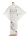 夏 サマー 訪問着 絽 レンタルt523 白地カラーと花 お宮参り 貸衣装 お茶会 新品足袋プレゼント 着物 式典 七五三 お茶会 往復送料無料 女性和服 ほう...