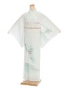 夏 サマー 訪問着 t563 薄グリーン地 桔梗 絽 レンタル お宮参り 貸衣装 お茶会 新品足袋プレゼント 着物 式典 七五三 お茶会 往復送料無料 女性和服...