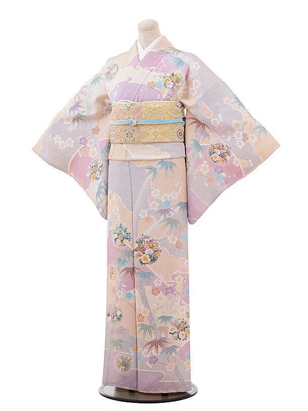 訪問着 レンタル 結婚式 t696 多色地 竹梅に花 新品足袋プレゼント 訪問着 レンタル 入学式 結婚式 お宮参り 衣装 着物 レンタル 付下げ 訪問着 レンタル 訪問着 往復送料無料 訪問着 セット 貸衣装 【レンタル】