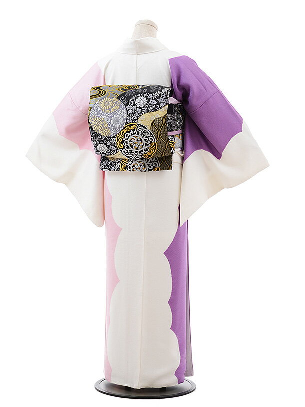 訪問着 レンタル モダン 正絹 t764 白地にピンク 紫 桶絞り 入学式 卒業式 母 着物 レンタル 付下げ 訪問着レンタル 155cm〜165cm位 結婚式 お宮参り 七五三 お茶会 rental 付下げ レンタル訪問着 往復送料無料 新品足袋プレゼント 女性和服 ママ お母さん 大人 【レンタル】