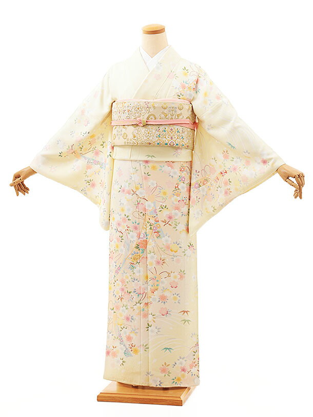 ■フルセット付下げ・訪問着レンタル一覧はこちらからどうぞ。訪問着t1335 薄黄色 短冊に桜 ※商品の色については画面を表示するモニターによって実際と多少異なる場合がございます。ご了承下さいませ。 商品詳細 【付下げ・訪問着レンタル】 ■身丈：167/肩裄：69/袖丈：49/前幅：25/後幅：30※帯・小物は季節、年代に合わせてコーディネートさせて頂きます。こちらは半衿付長襦袢・裾除付肌襦袢のご用意となります。 ■対応身長　・・・155cm〜165cm位 ■対応サイズ・・・7号〜13号位 寸法の見方はこちらを参照して下さい。 付下げ・訪問着などについて詳しくは 《京都かしいしょう》まで メールにてお問い合わせ下さい。 【送料無料（北海道・沖縄・一部離島を除く）】訪問着レンタル料金最安値に挑戦！ 訪問着TOPページへ