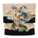 お宮参り 産着 レンタル 男の子 1774【高級正絹】ベージュ地 松竹梅 富士に鷹 着物 産着 男児産着レンタル 着物 レンタル 記念撮影 赤ちゃん 着物 祝着...