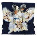 【夏用】 お宮参り 産着 レンタル 男の子 男児産着 2450 単衣 紺地 鷹 富士 兜 男児 祝着 初着セット サマー 記念撮影 赤ちゃん 往復送料無料【レン...