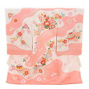 お宮参り 産着 レンタル 高級産着 女の子 1721 正絹 白ピンク地 花車 まり 正絹 着物 女児産着レンタル 着物レンタル 記念撮影 赤ちゃん着物 祝着レン...