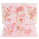 お宮参り 産着 レンタル 女の子 女児産着 お宮参りレンタル2873 ピンク 鞠に花 女児 祝着 初着セット 記念撮影 赤ちゃん 往復送料無料【レンタル】