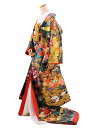 色打掛 レンタル E170 黒地 華祥天爛 結婚式 和婚 ブライダル 神前式 神社 色打掛レンタル 着物 レンタル 花嫁衣裳 レンタル 色打掛フルセットレンタル【レンタル】