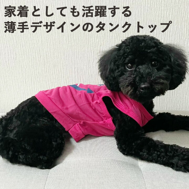 【ワンコイン500円】犬 服 犬服 いぬ 犬の服 いかりプリント タンクトップ 袖なし 袖無し 涼しい ドッグウェア 【春 夏 春夏 春服 夏服 春物 夏物 夏用】【男の子 小型犬 中型犬】