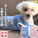 犬 服 犬服 犬の服 【はっぴーDOG】 タンクトップ 袖なし ノースリーブ 袖無し 涼しい ペット プレゼント お誕生日 男の子 かわいい 女の子 ショート丈...