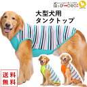 犬 服 犬服 犬の服 【はっぴーDOG】 大型犬 タンクトップ ボーダー 袖なし ノースリーブ 【春 夏 春夏 春服 夏服 春物 夏物 春服】