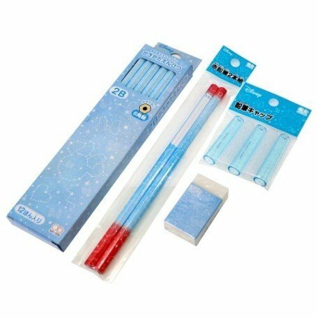 文房具 ミニーマウス 入学ステーショナリー7点セット ブルー　入学品セット 筆箱 えんぴつ 文房具セット ギフト プレゼント 贈り物 k-consort-10000147 ケイ・コンソート楽天市場店 サンプル画像3
