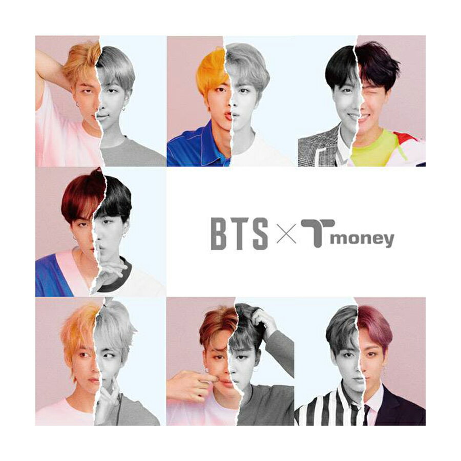 【数量限定】 防弾少年団( BTS X CU) 公式グッズ (半透明 T-money Card 2019 Love Your Self) / BTS T-moneyカード / K-POP / ( 韓国 ソウル 地下鉄 バス 旅行 )