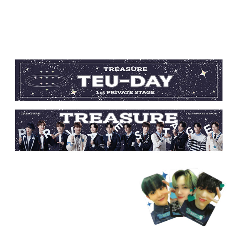 【数量限定/ショップ特典付き】TREASURE [TEUDAY] スローガンタオル (トレジャー / 公式グッズ / トゥ..