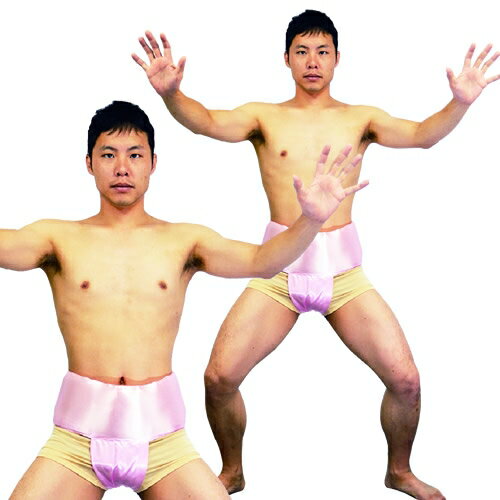 【1点までメール便も可能】【相撲 まわし】 カラフル相撲2点セット 桃色 [相撲 まわし 衣装 お相撲さん..