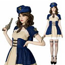 【在庫限り】[ハロウィン コスプレ ポリス スチームパンク] steampunk ポリス【スチームパンク コスチューム ポリス コスプレ 警察 警官 コスチューム 女性用 ハロウィン】【866091】_HB