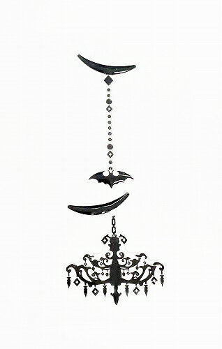【20点までメール便も可能】 ティアドロップ7(chandelier) [ナイト 夜 闇 コウモリ シャンデリア 飾り フェイスシール ボディシール アートシー...