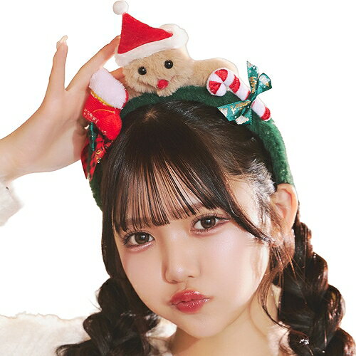 ジンジャークッキーカチューシャ　[ジンジャービスケット 無病息災 コスプレ クリスマス カチューシャ ..