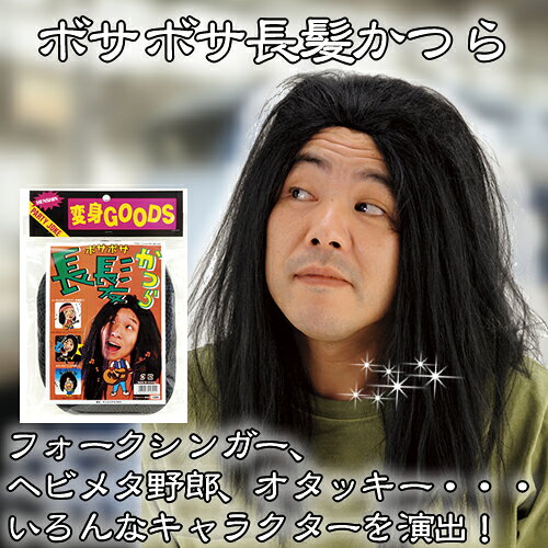!!最安値挑戦中!!【2点までメール便も可能】 ボサボサ長髪かつら [オタク コスプレ かつら アキバ系 カツラ 男装 フォークシンガー かつら アニメ ヘビメタ なりきり 学生 パーティーグッズ 仮装 ハロウィン コスプレ 仮装 イベント 変装 被り物]【C-0507_453244】 k-costume-10008920 はぴキャラ サンプル画像2