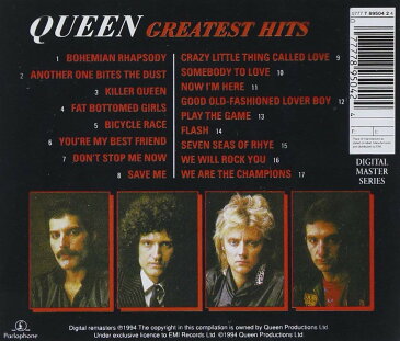 【新品】QUEEN クイーン Greatest Hits ベスト CD ボヘミアン・ラプソディー 伝説のチャンピオン ウィー・ウィル・ロック・ユー 輝ける7つの海 キラークイーン Bohemian Rhapsody Another One Bites The Dust Killer Queen Fat Bottomed Girls Bicycle Race Save Me