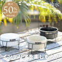 【2個以上で5%OFF】【INULABO(イヌラボ)】 フードボウル 犬 猫 食器台 選べる3色 ペット 犬用 猫用 中型犬 小型犬 大型犬 陶器製 フードスタ...
