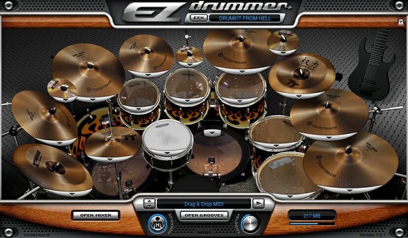 TOONTRACK EZX DRUMKIT FROM HELL EZX ドラムキット・フロム・ヘル