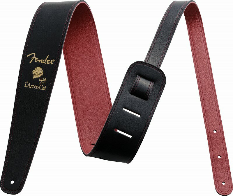 Ken Signature Strap, Black/Red ラルクアンシエル Ken シグネイチャーストラップ L'Arc-en-Ciel 【ONLINE STORE】