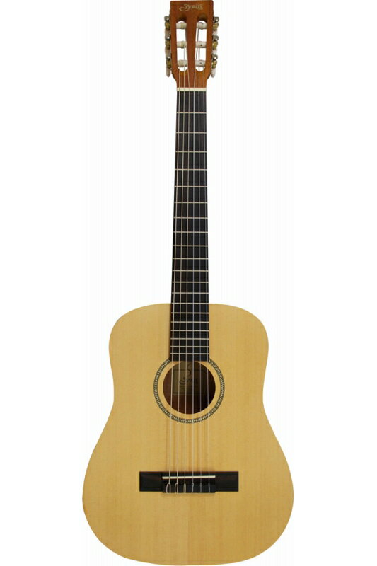 S.yairi Compact Acoustic Series S.yairiコンパクトアコースティックギター YM-02 の特長でもあるラウンドバックや塗装の質感はそのままに、 スロッテッドヘッドを採用し、クラシックギターへと変化を遂げた YCM-02が登場。 コンパクトギターならではの手軽さに加え、ナイロン弦の温かみのあるサウンドが気軽に楽しめる1本です ■ソフトケース付き Specification TOP: Spruce SIDES & BACK: Mahogany NECK: Nato FINGERBOARD: Rosewood Nut: 45mm SCALE: 580mm / 20f BRIDGE: Rosewood HARDWARE: Chrome POSITION MARK: None BODY BINDING: None ROSETTA:Herringbone CASE: Softcase COLOR: Natural