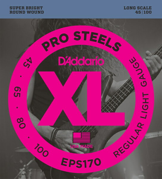 D'Addario EPS170 ProSteels Round Wound ԥ١ ꥪ ڥͥݥ