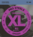 D'Addario EPS520 ProSteels, Super Light, 09-42 sGLM^[t __I ylR|Xz