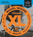 D'Addario ESXL110 Nickel Wound, Regular Light, Double BallEnd, 10-46 sGLM^[t __I ylR|Xz