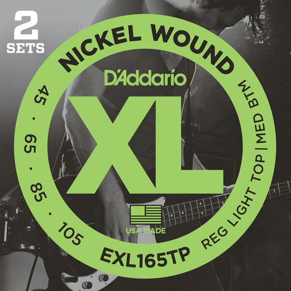 D'Addario EXL165TP Nickel Round Wound - Twin Packs ԥ١ ꥪ