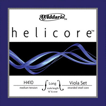 D'Addario H410MM Helicore ヘリコア ビオラ弦 セット Medium Scale/medium Tension【送料無料】