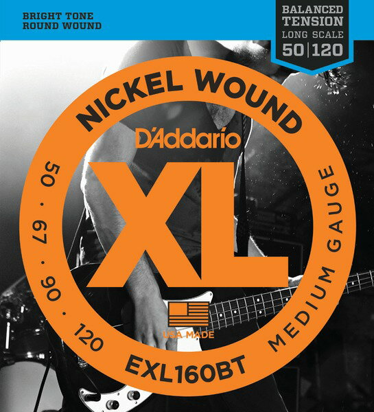 D'Addario EXL160BT XL Balanced Tension (50-120)ԥ١ա3åȡ
